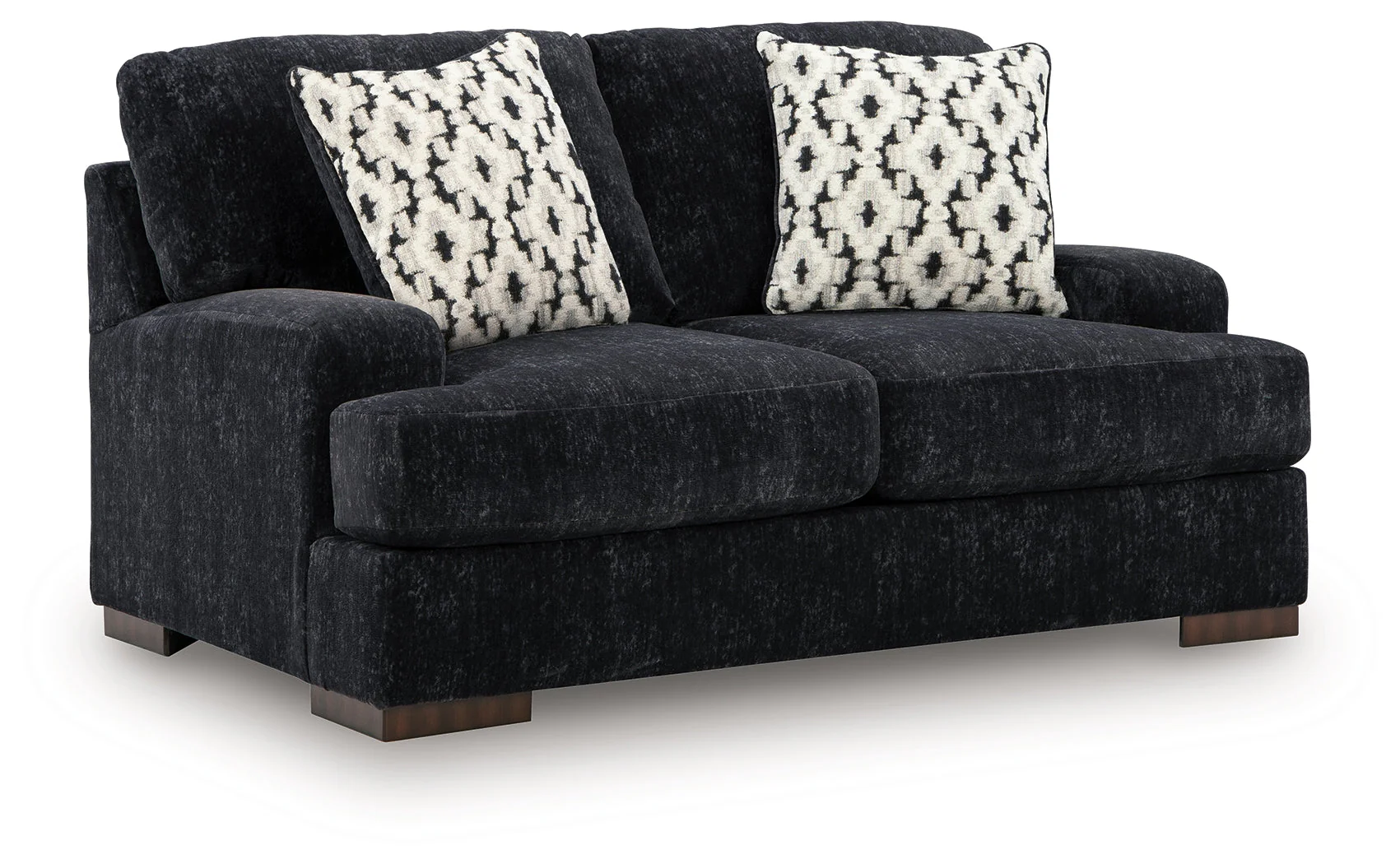 Whitmore Manor Black Pearl Sofa and Loveseat - Image 4