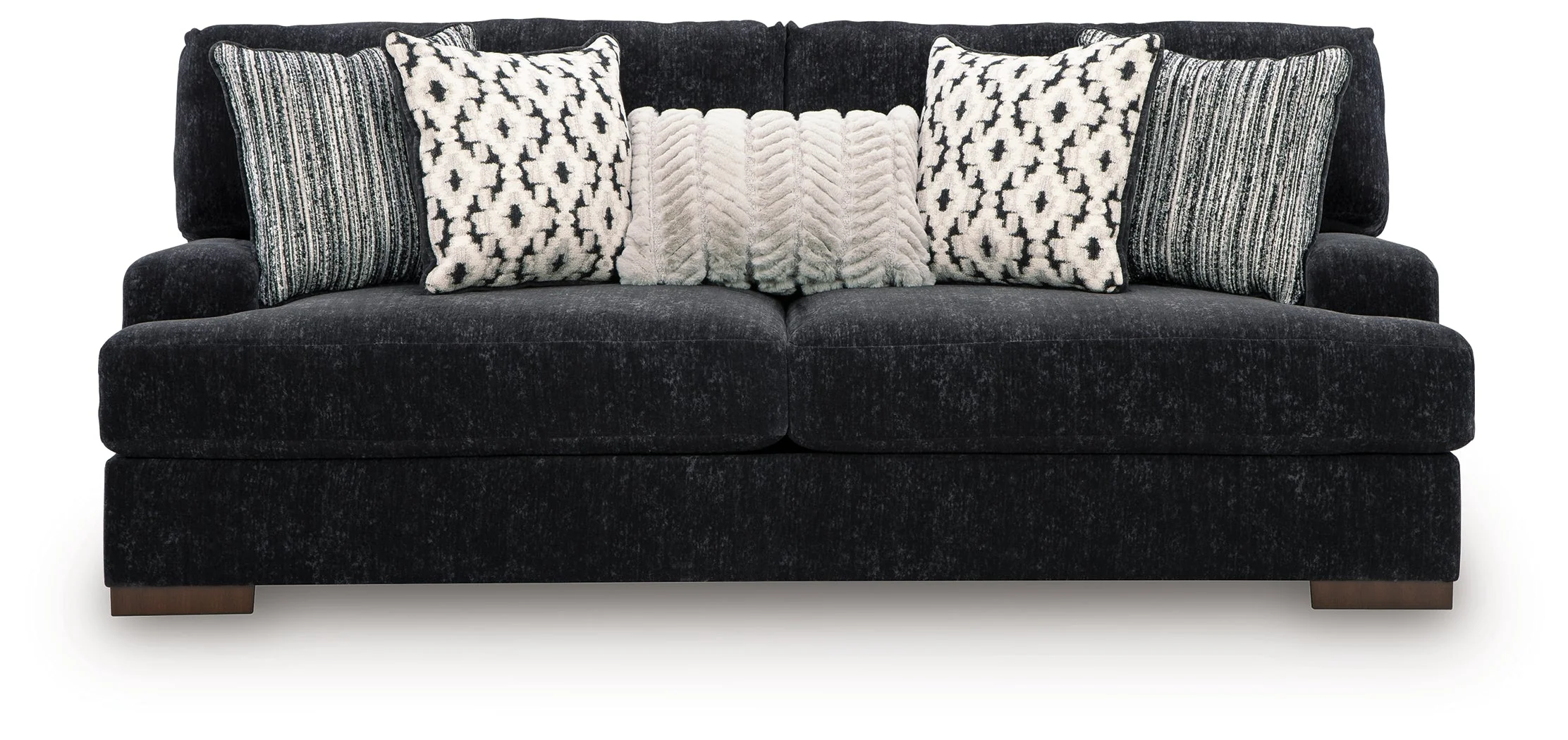 Whitmore Manor Black Pearl Sofa and Loveseat - Image 6