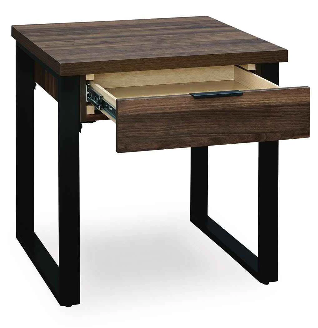 Wickman Falls Dark Brown End Table - Image 3