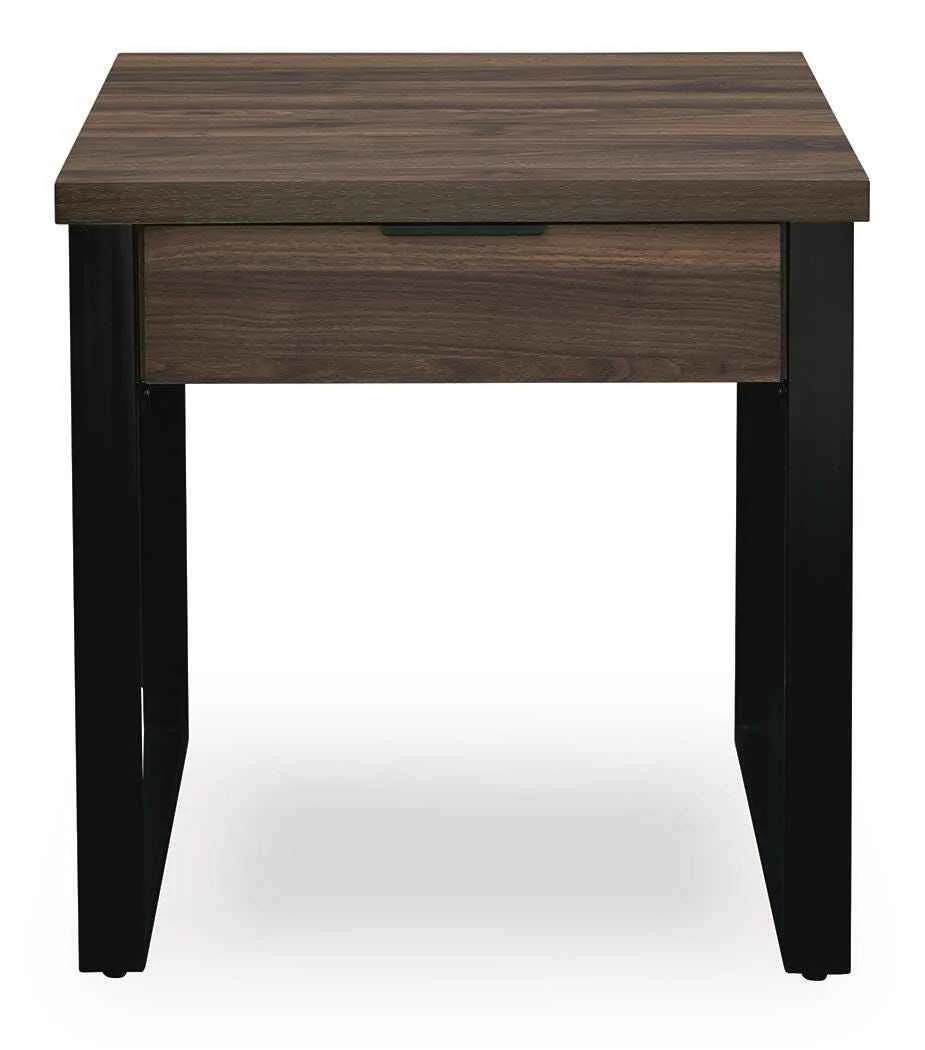 Wickman Falls Dark Brown End Table - Image 4