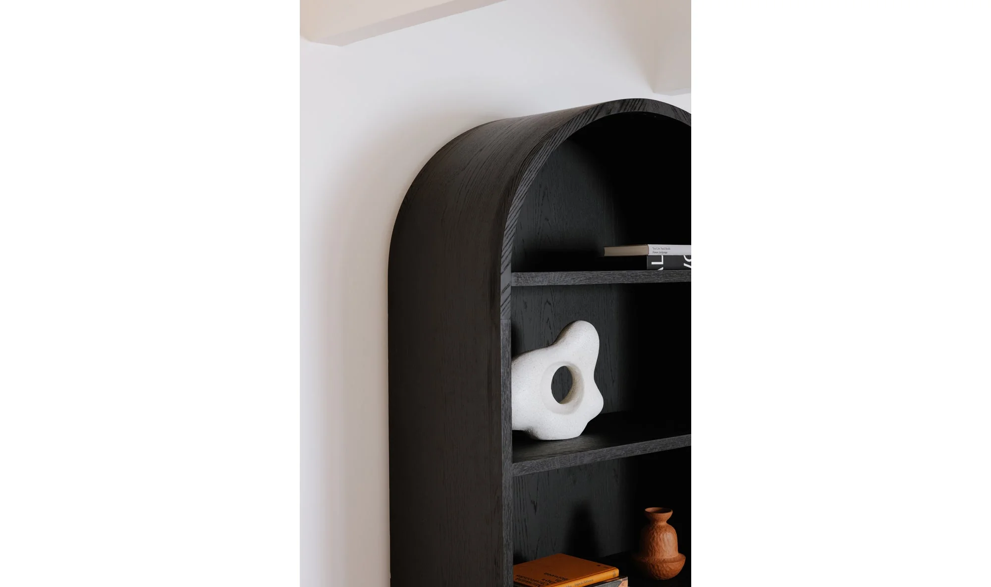 Wilde Display Cabinet Black Oak - Image 6