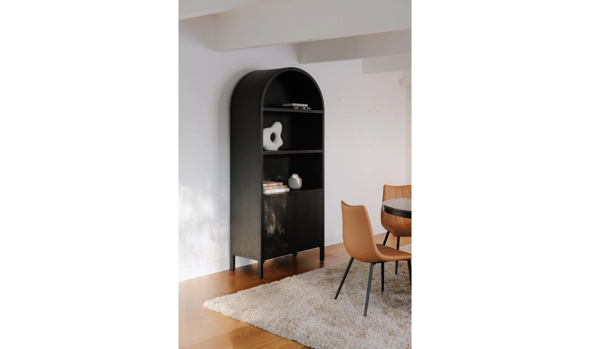 Wilde Display Cabinet Black Oak - Image 7