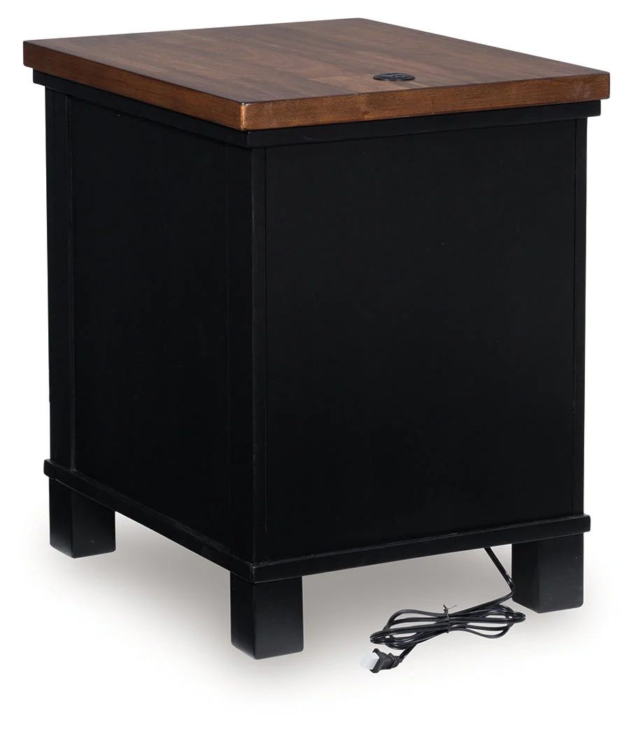 Wildenauer Brown/Black Chairside End Table - Image 5