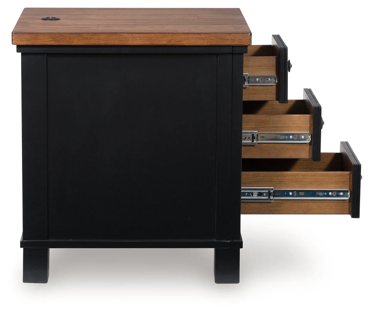 Wildenauer Brown/Black Chairside End Table - Image 6