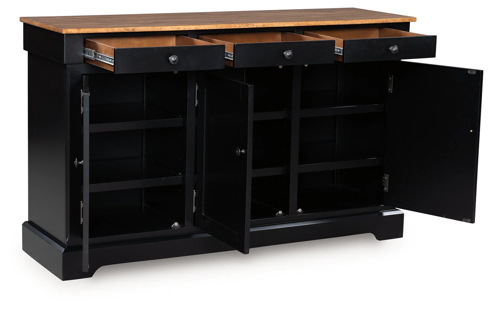 Wildenauer Brown/Black Dining Buffet - Image 2