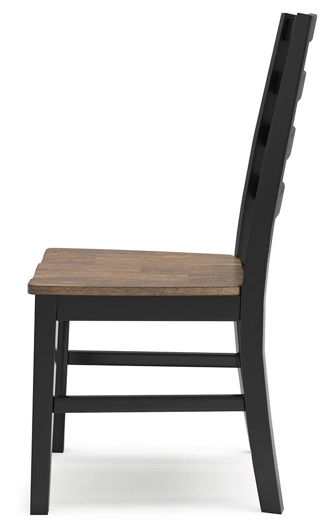 Wildenauer Brown/Black Dining Chair, Set of 2 - Image 6