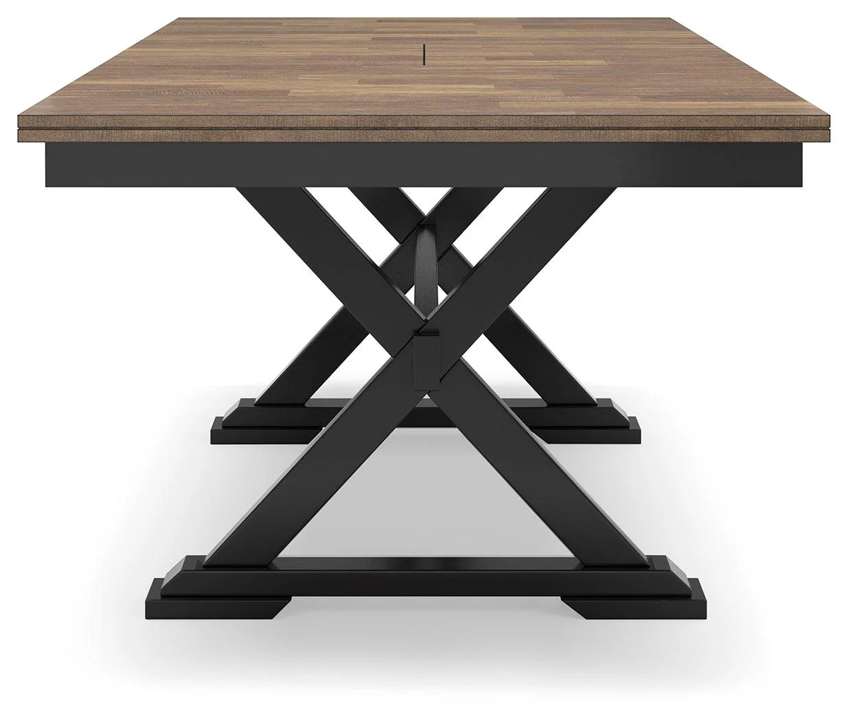 Wildenauer Brown/Black Dining Table and 4 Chairs - Image 5