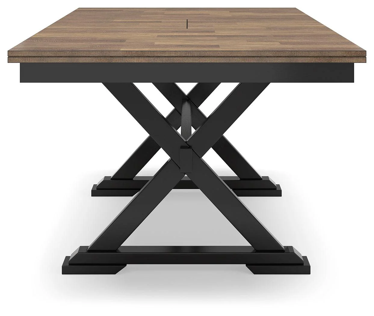 Wildenauer Brown/Black Dining Table and 4 Chairs - Image 7