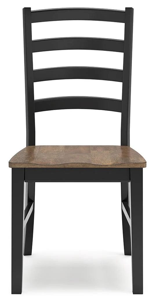 Wildenauer Brown/Black Dining Table and 6 Chairs - Image 12