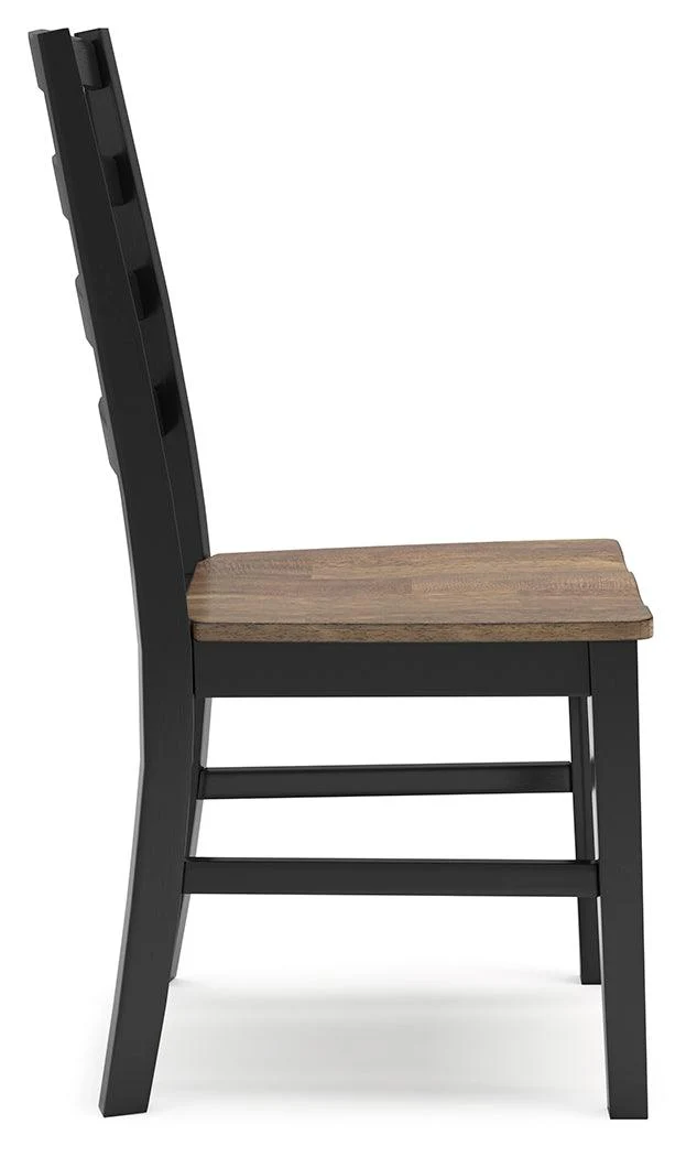Wildenauer Brown/Black Dining Table and 6 Chairs - Image 16