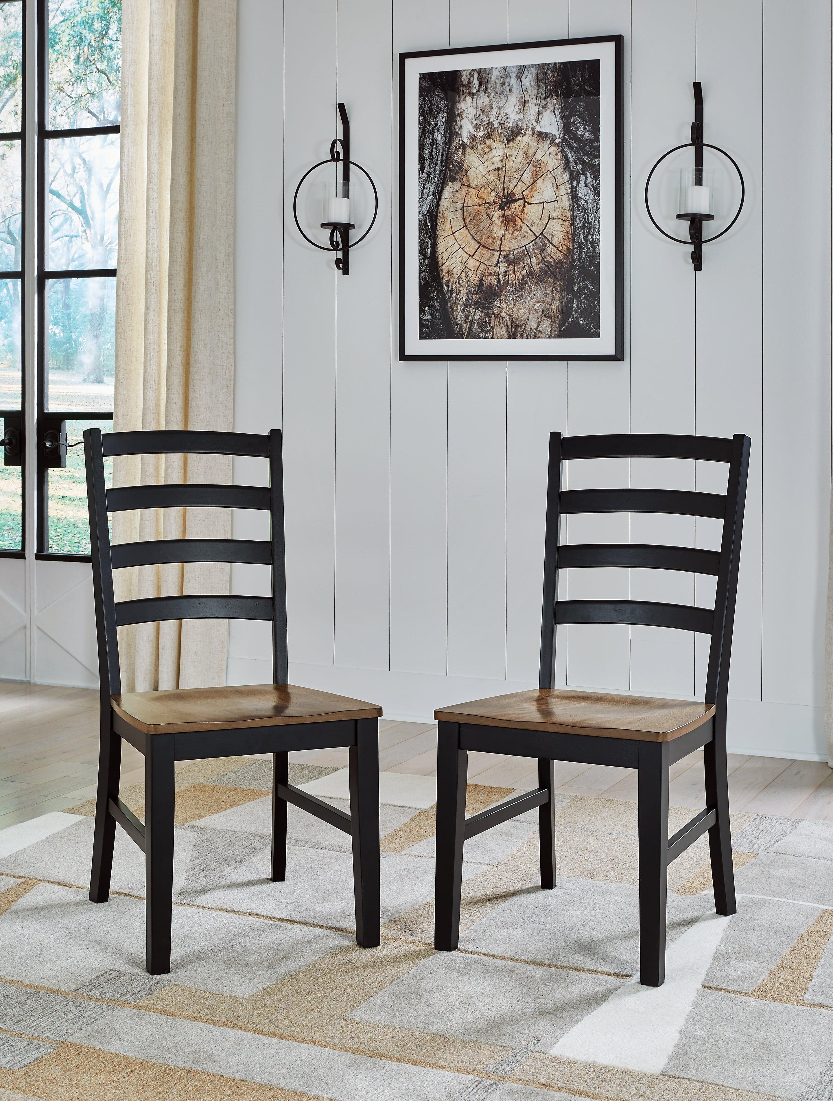Wildenauer Brown/Black Dining Table and 6 Chairs - Image 23