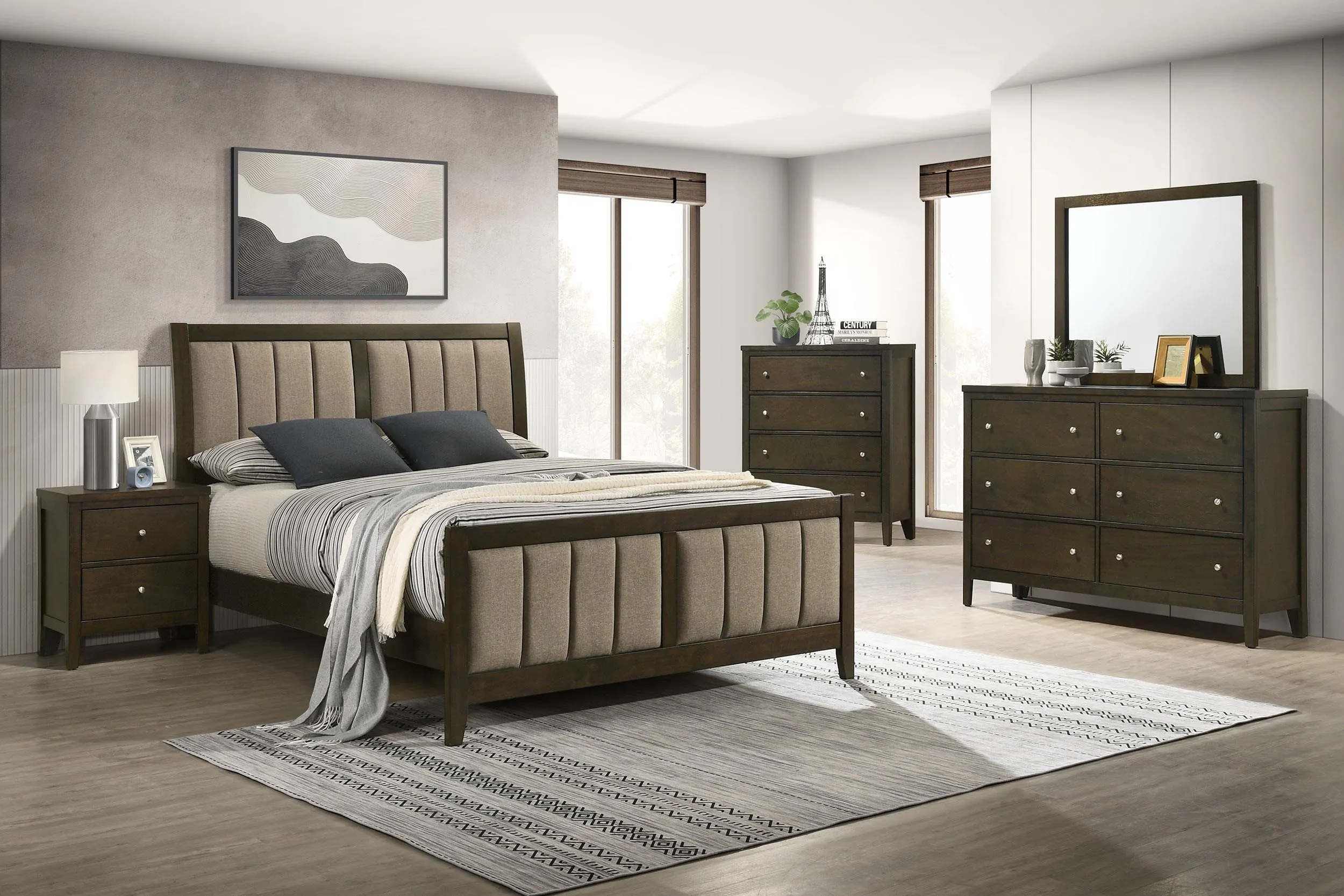 Wilkes Dark Cocoa 4-Drawer Chest - Image 13