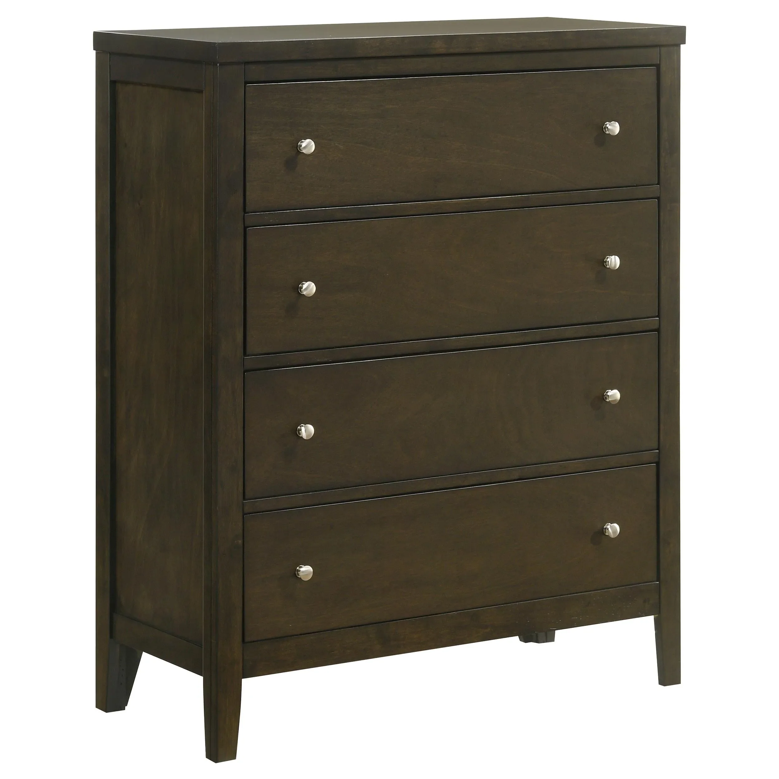 Wilkes Dark Cocoa 4-Drawer Chest - Image 3