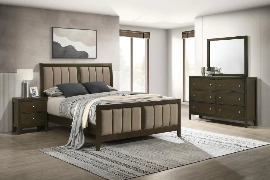 Wilkes Dark Cocoa 4-piece Queen Bedroom Set