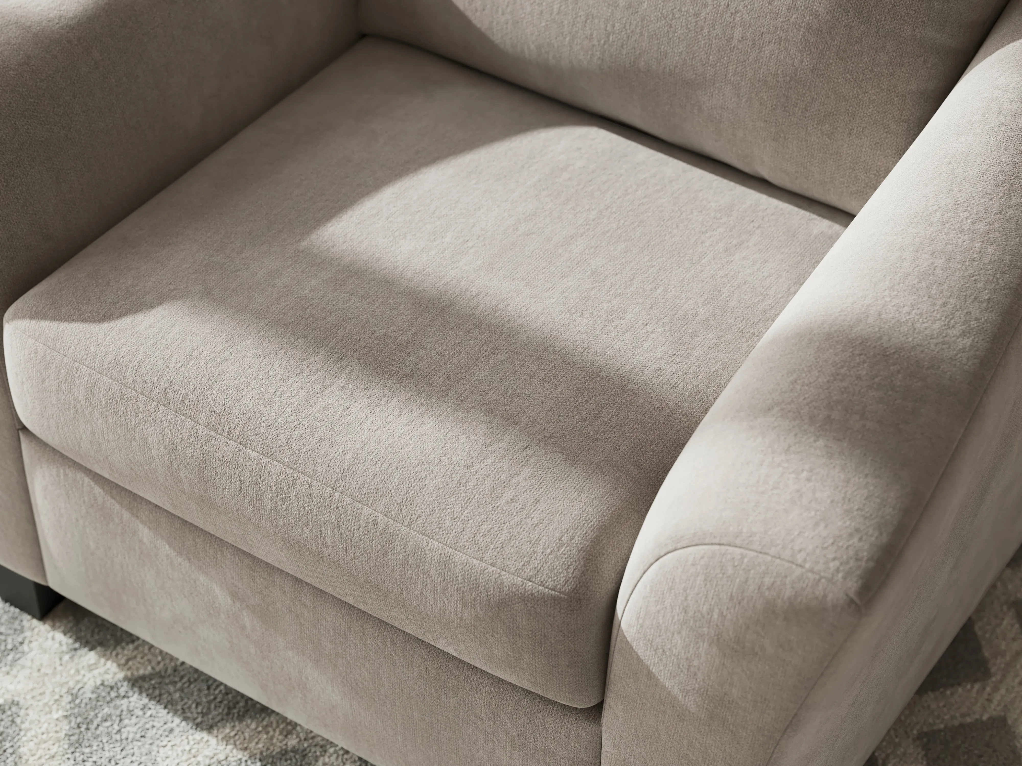 Willarae Taupe Oversized Chair - Image 3