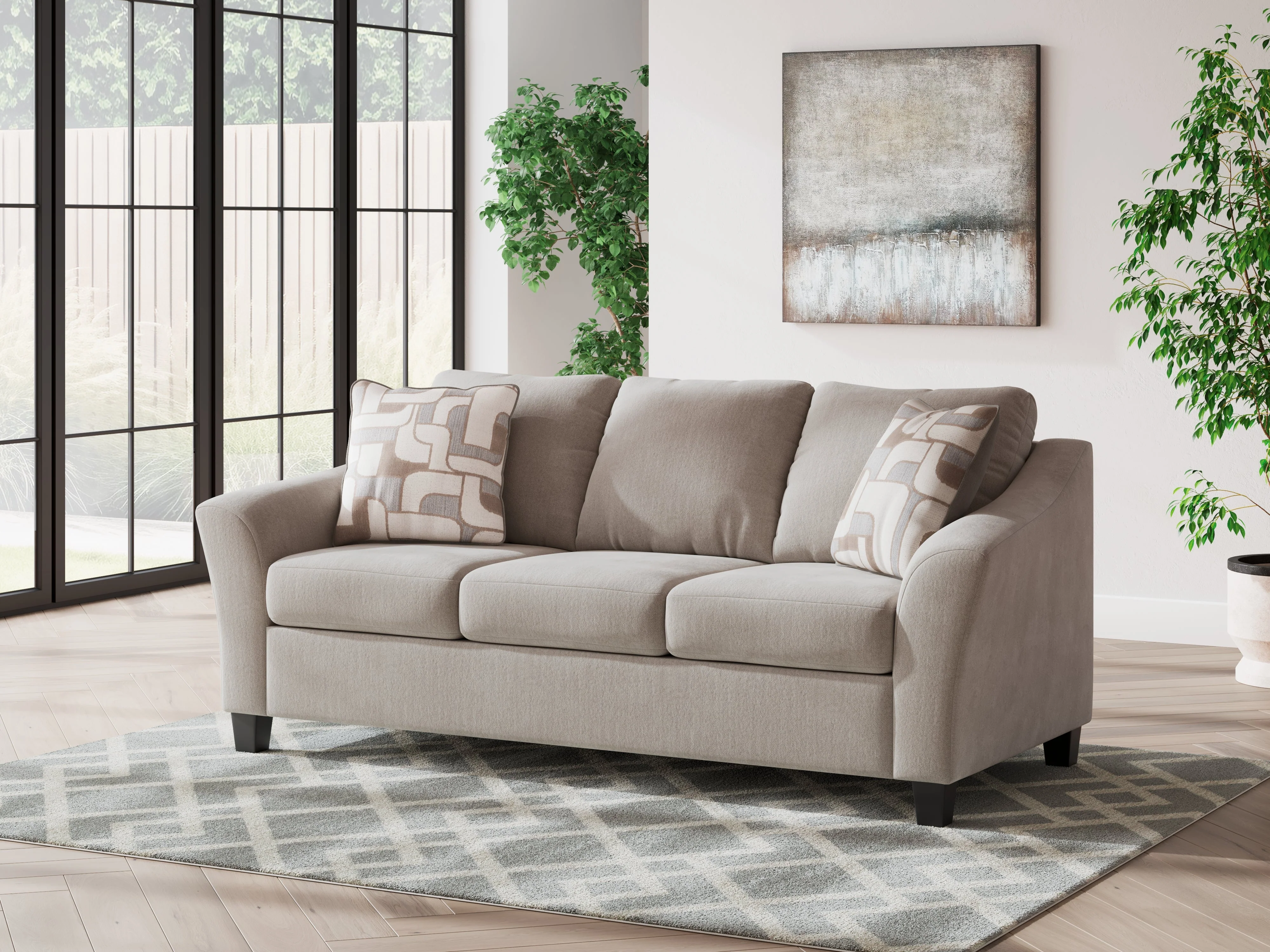 Willarae Taupe Sofa - Image 2