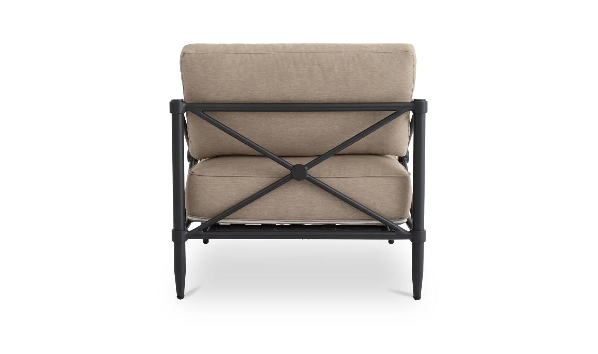 Willow Outdoor Accent Chair Light Brown - Image 5