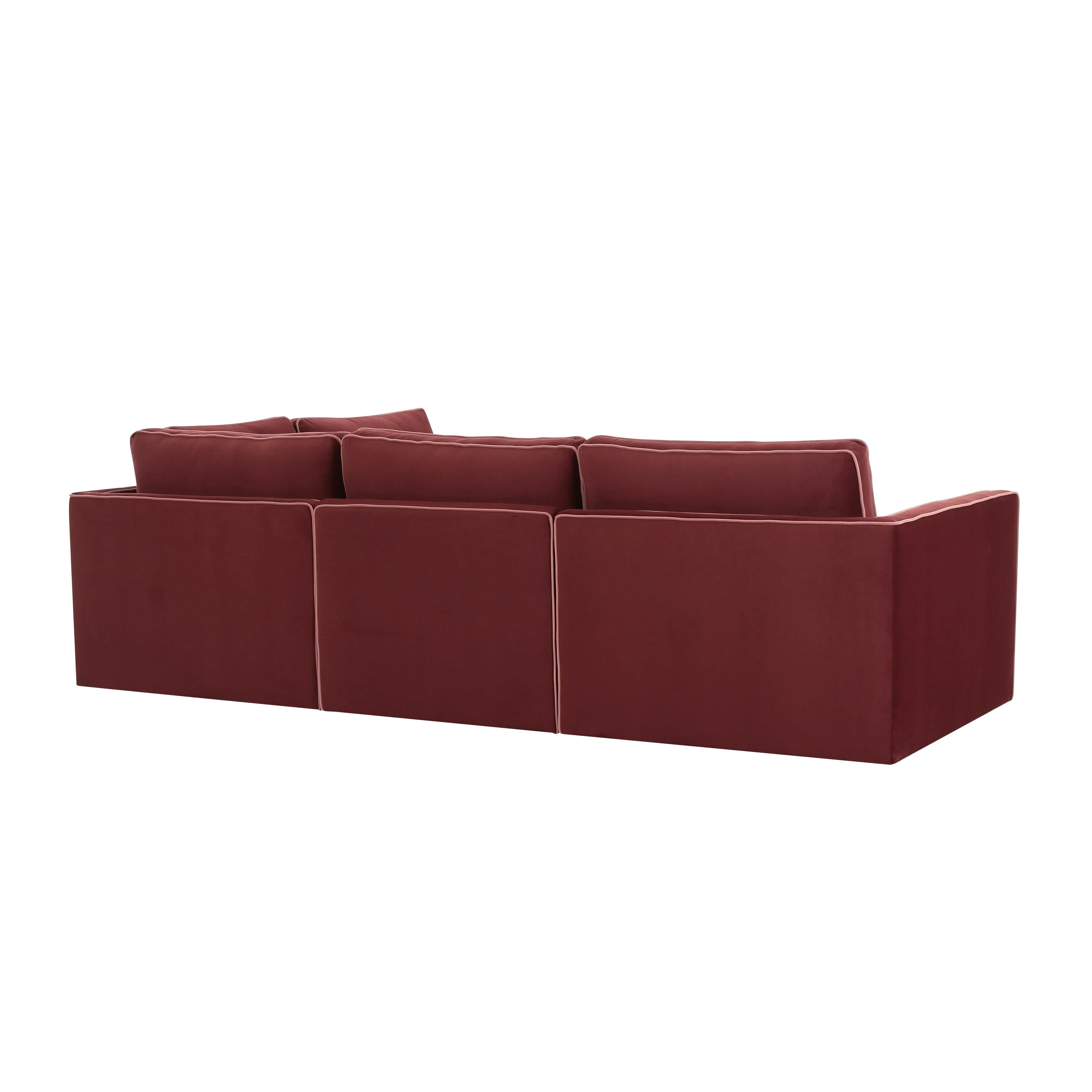 Willow Velvet Modular Right Arm Facing (RAF) Sectional - Image 5