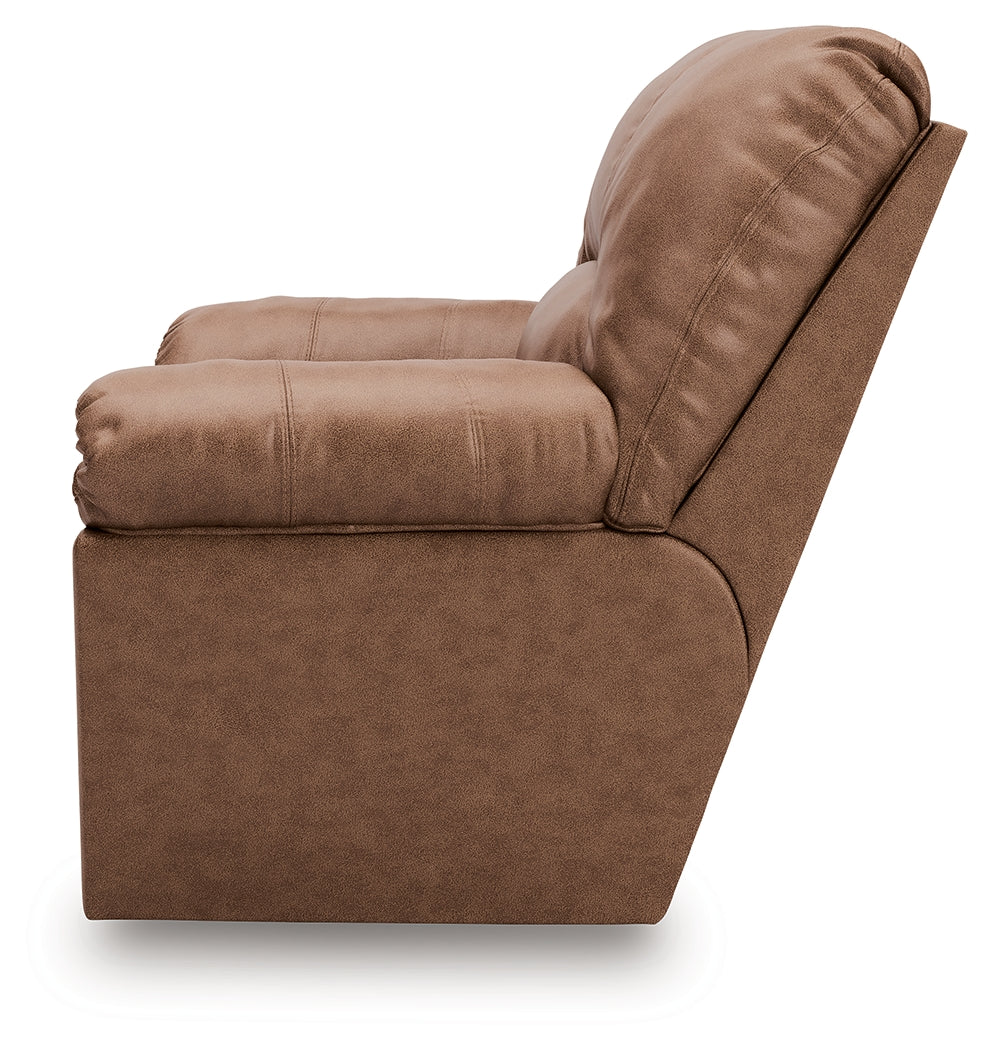 WillowBend Caramel Manual Recliner - Image 3