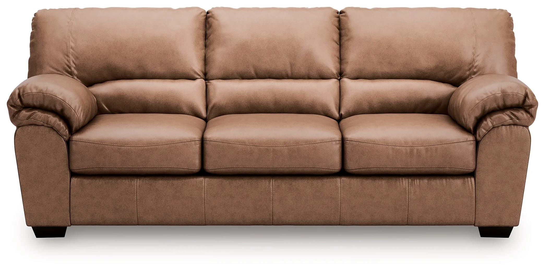 WillowBend Caramel Sofa - Image 4