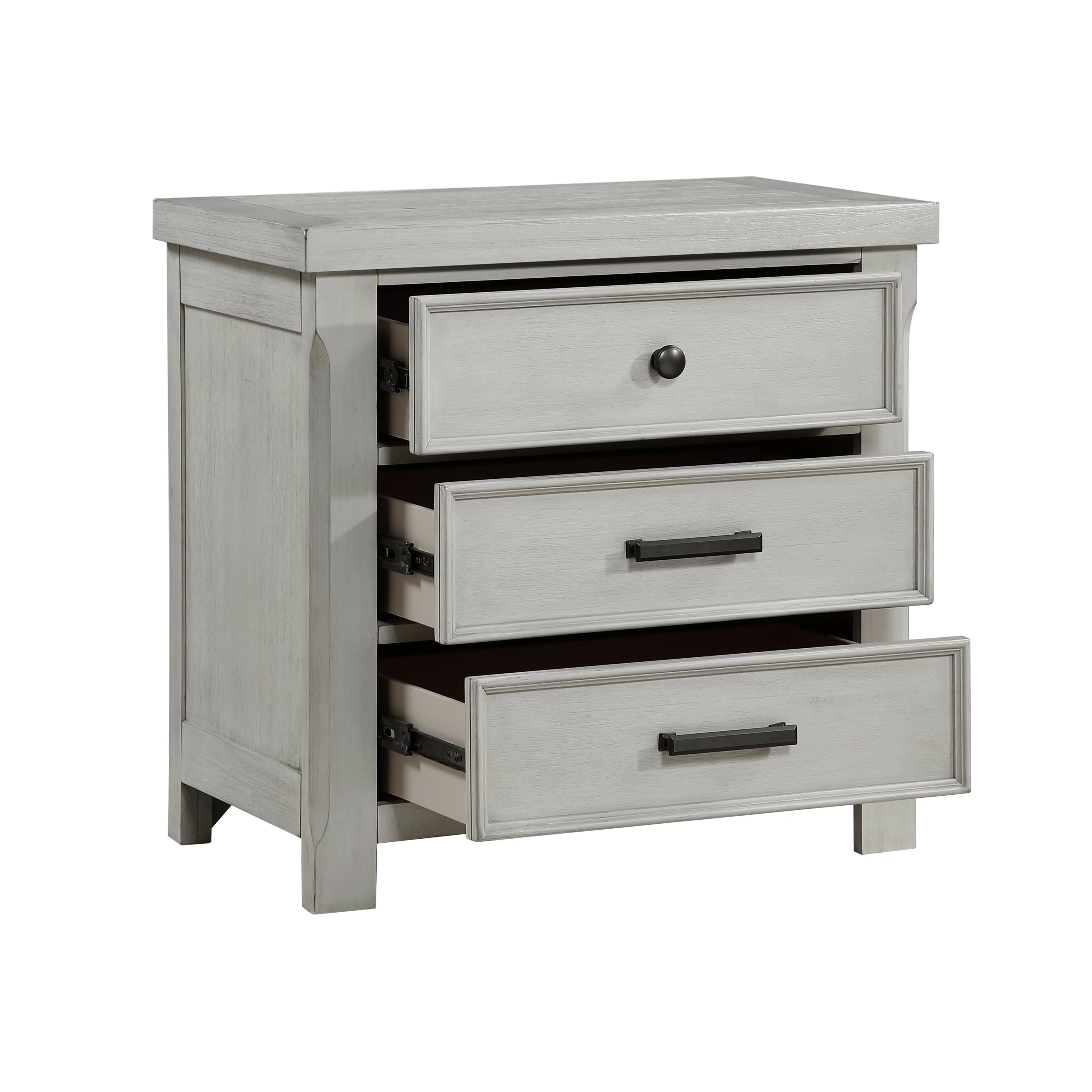 Willowbrook Light Gray Storage Platform Bedroom Set - Image 14