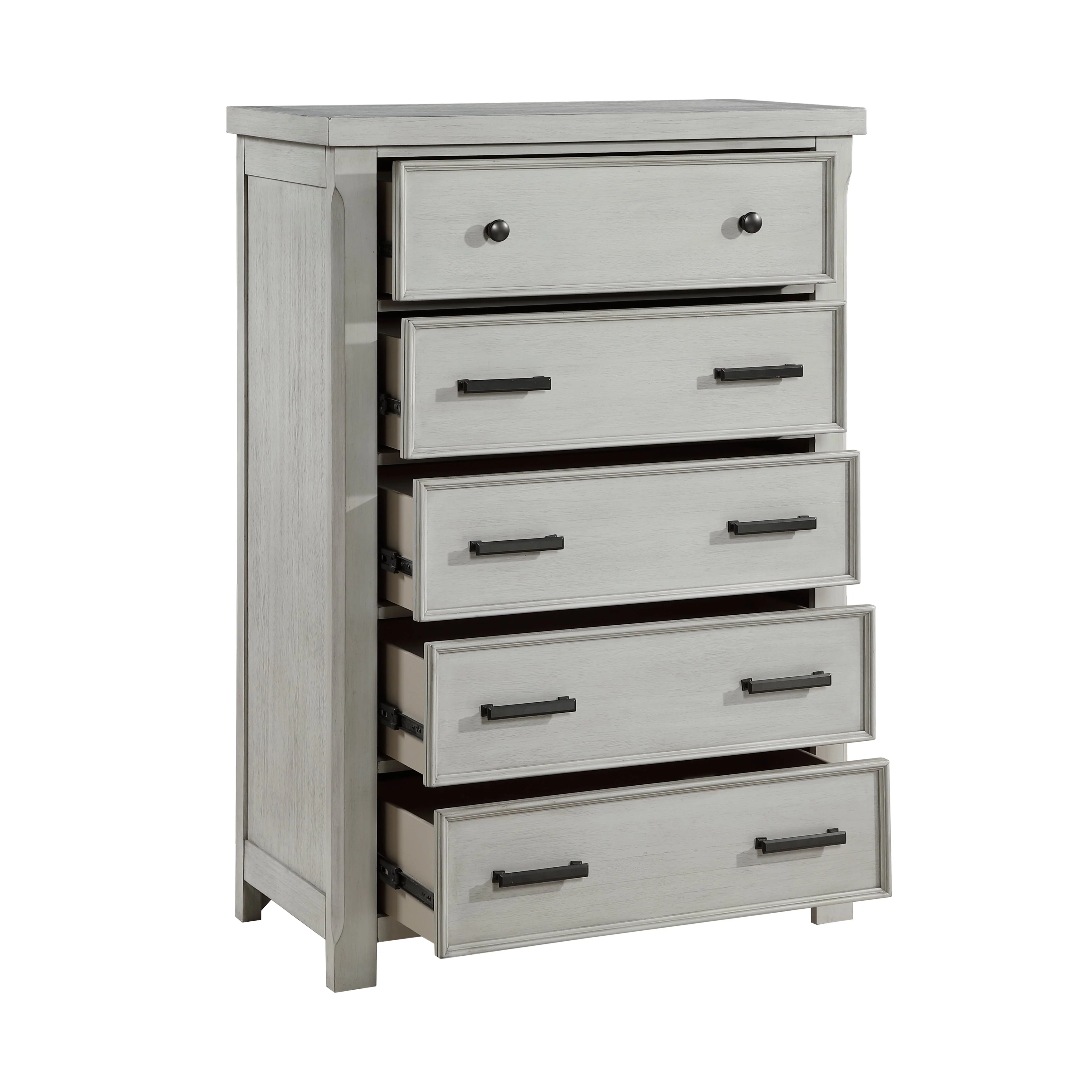 Willowbrook Light Gray Storage Platform Bedroom Set - Image 17