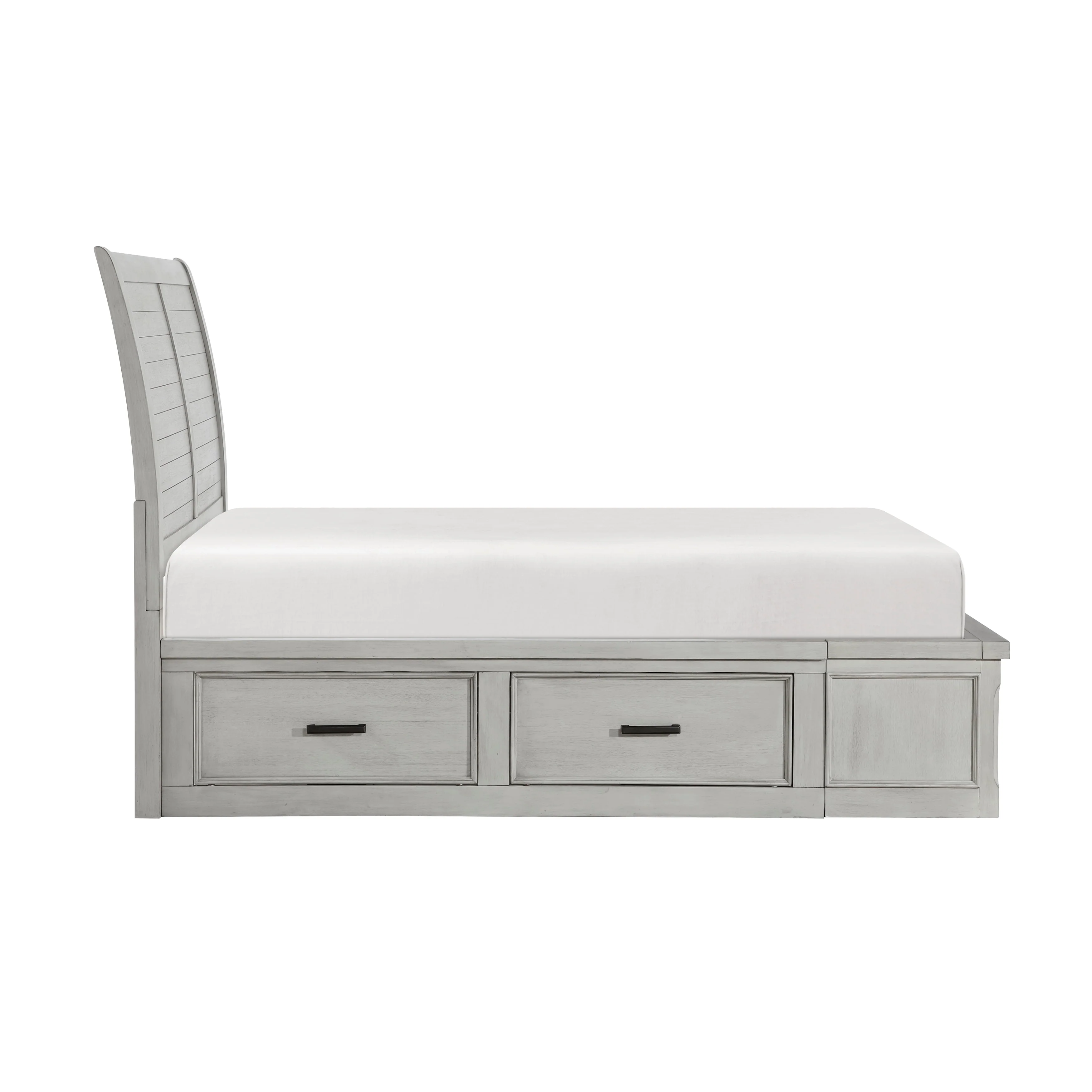 Willowbrook Light Gray Storage Platform Bedroom Set - Image 5