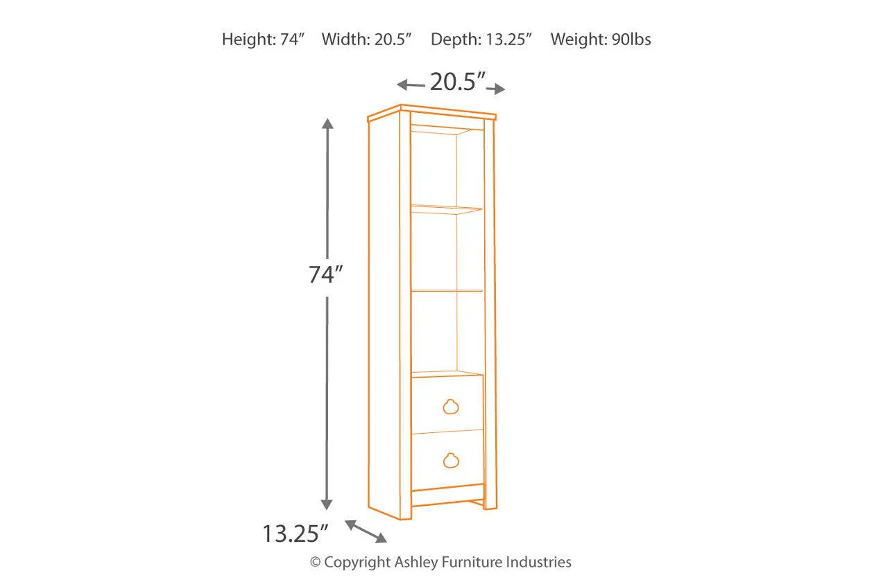 Willowton Whitewash 3-Piece Entertainment Center - Image 4