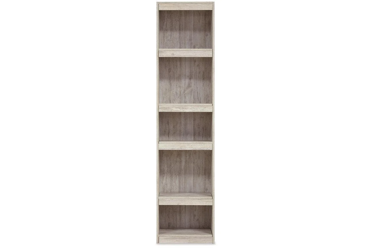 Willowton Whitewash 4-Piece Entertainment Center with Electric Fireplace - Image 6