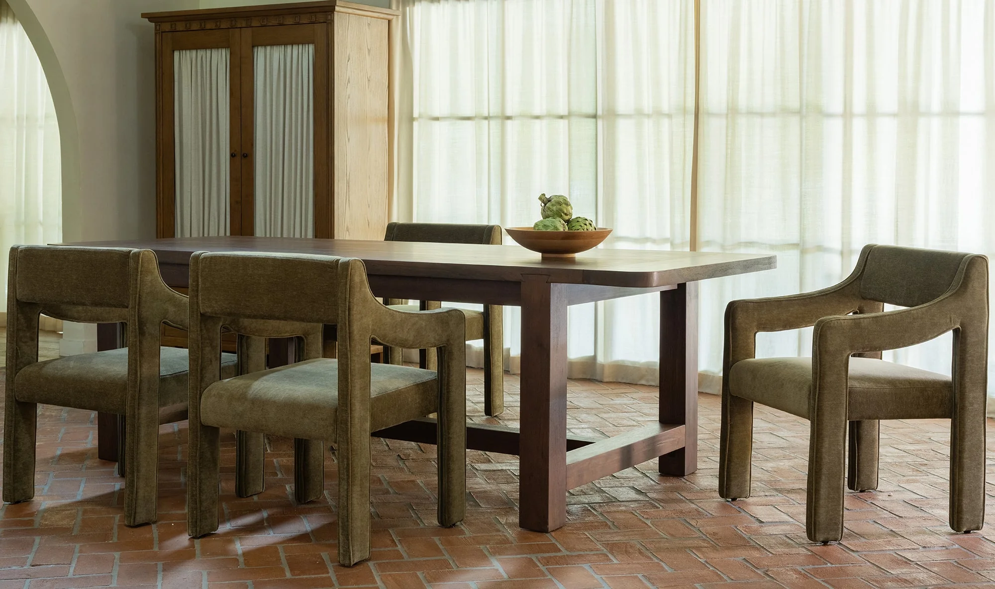 Wilson Dining Table Small Warm Brown - Image 5