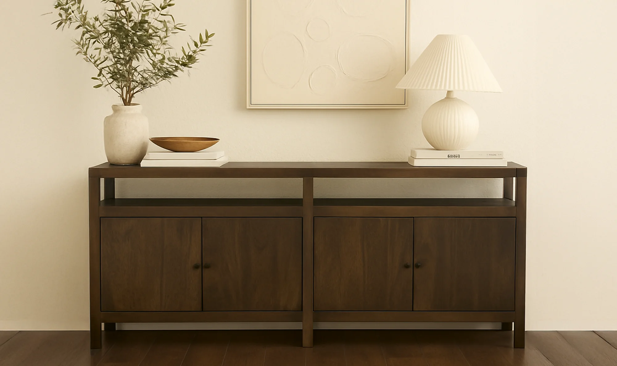 Windsor Sideboard Dark Brown - Image 3