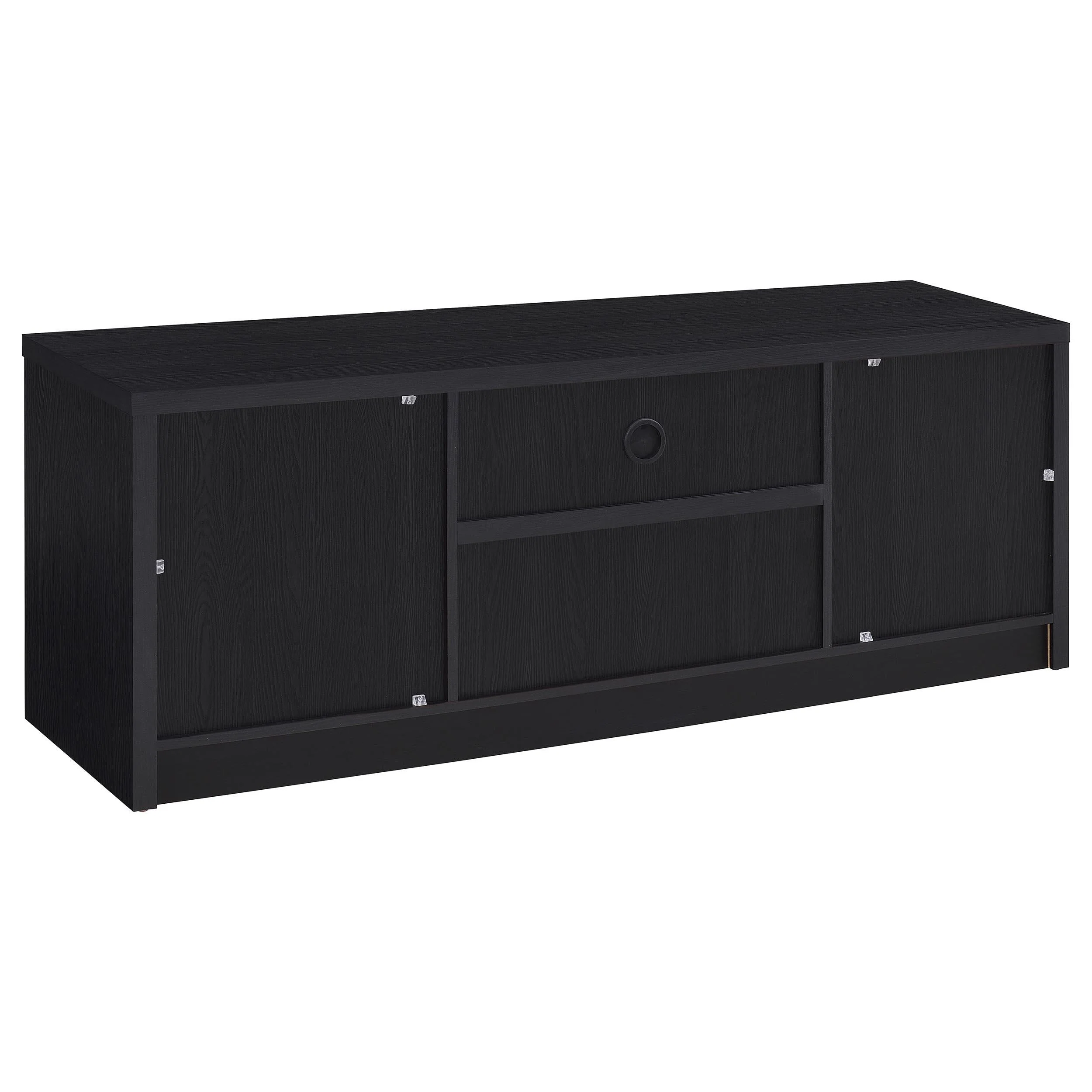 Winfield Black 3-Piece Entertainment Center 60-inch TV Stand - Image 7