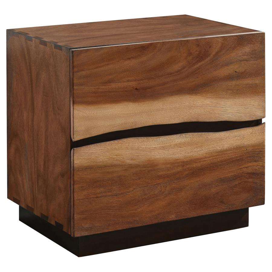 Winslow Smokey Walnut 5-Piece Eastern King Storage Bedroom Set - Image 4