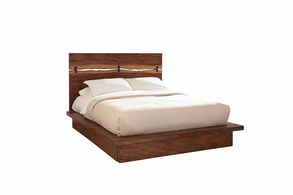 Winslow Smokey Walnut and Coffee Bean Eastern King Bed - Image 2