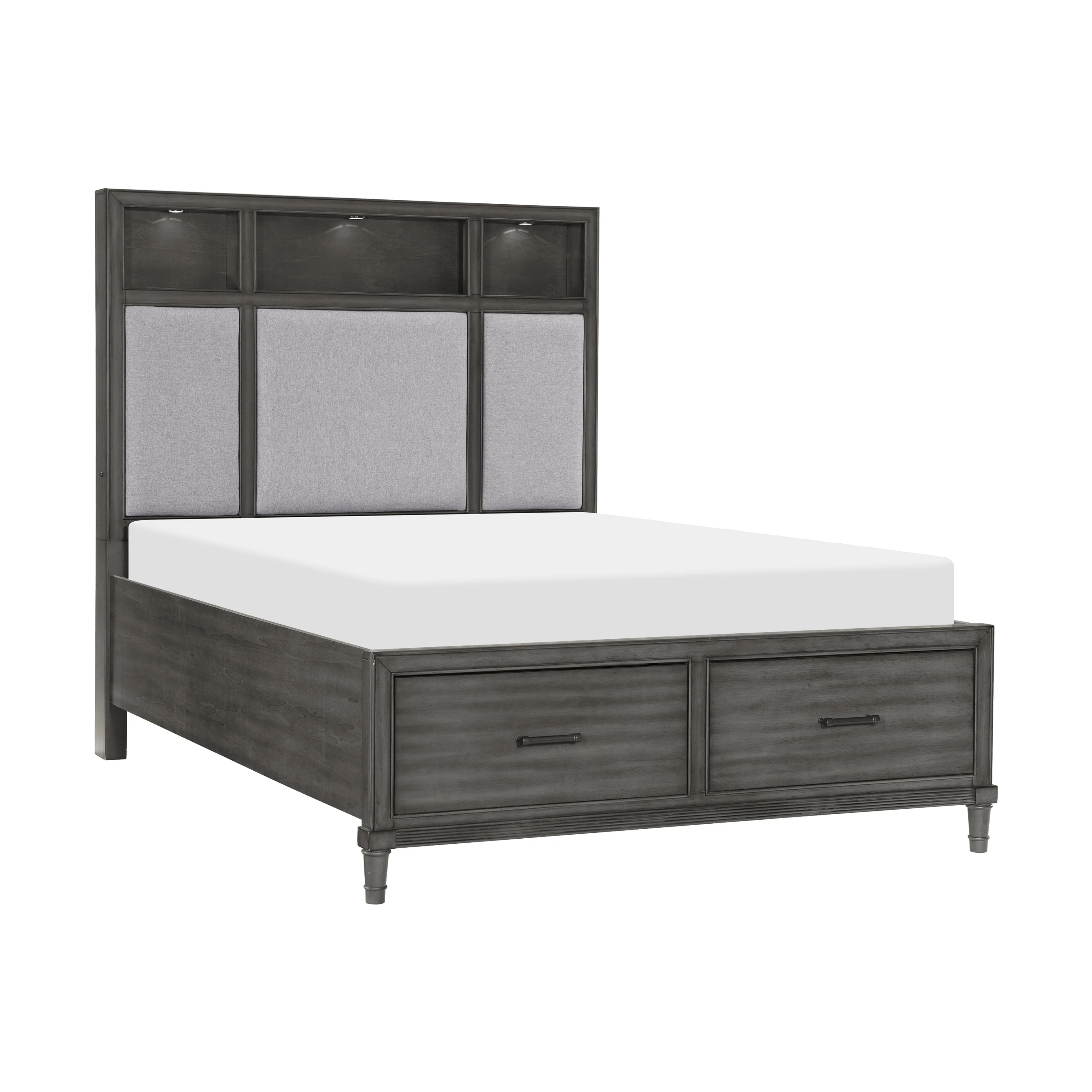 Wittenberry Gray California King Platform Bed - Image 3