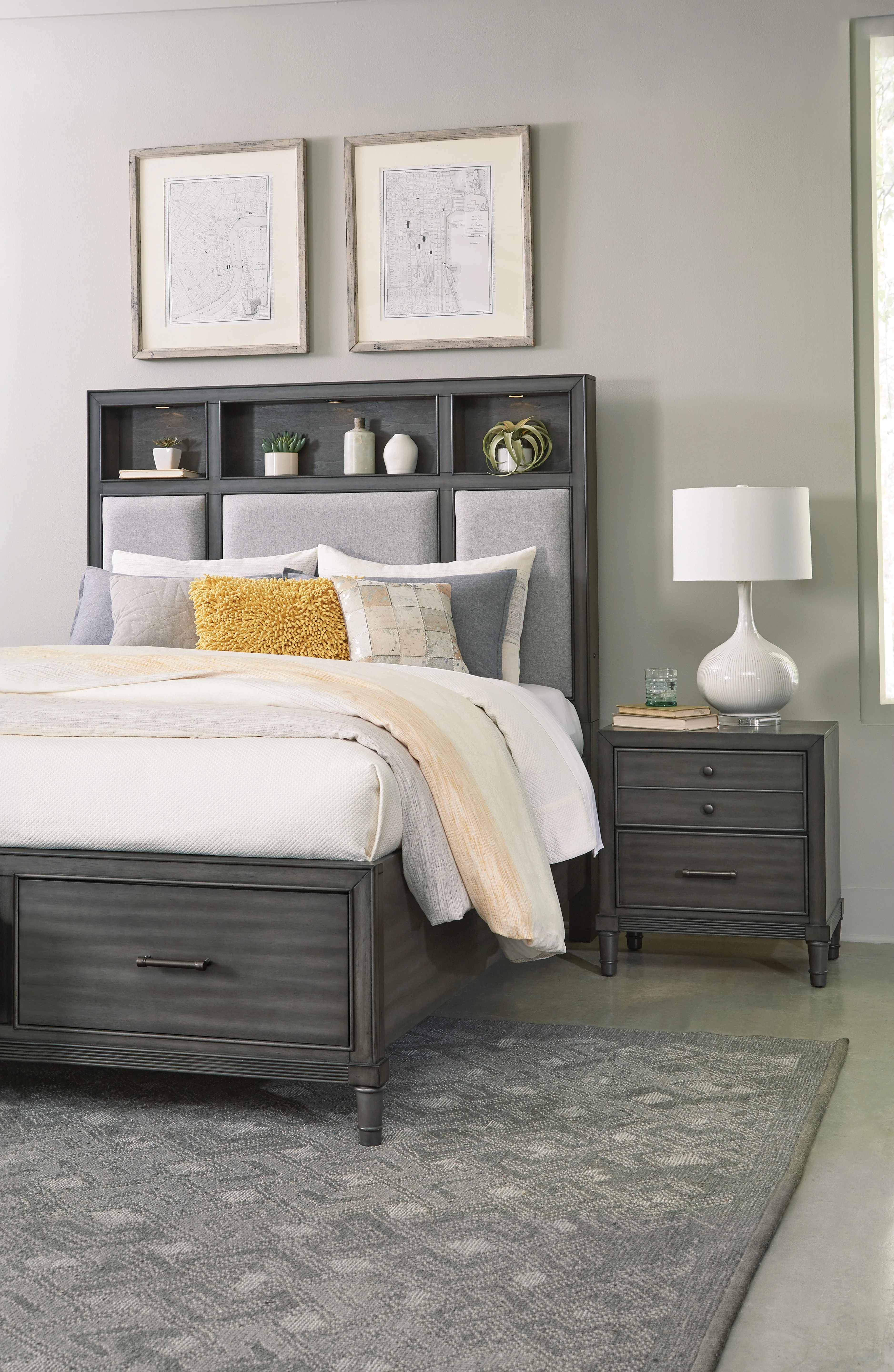 Wittenberry Gray California King Platform Bed - Image 7