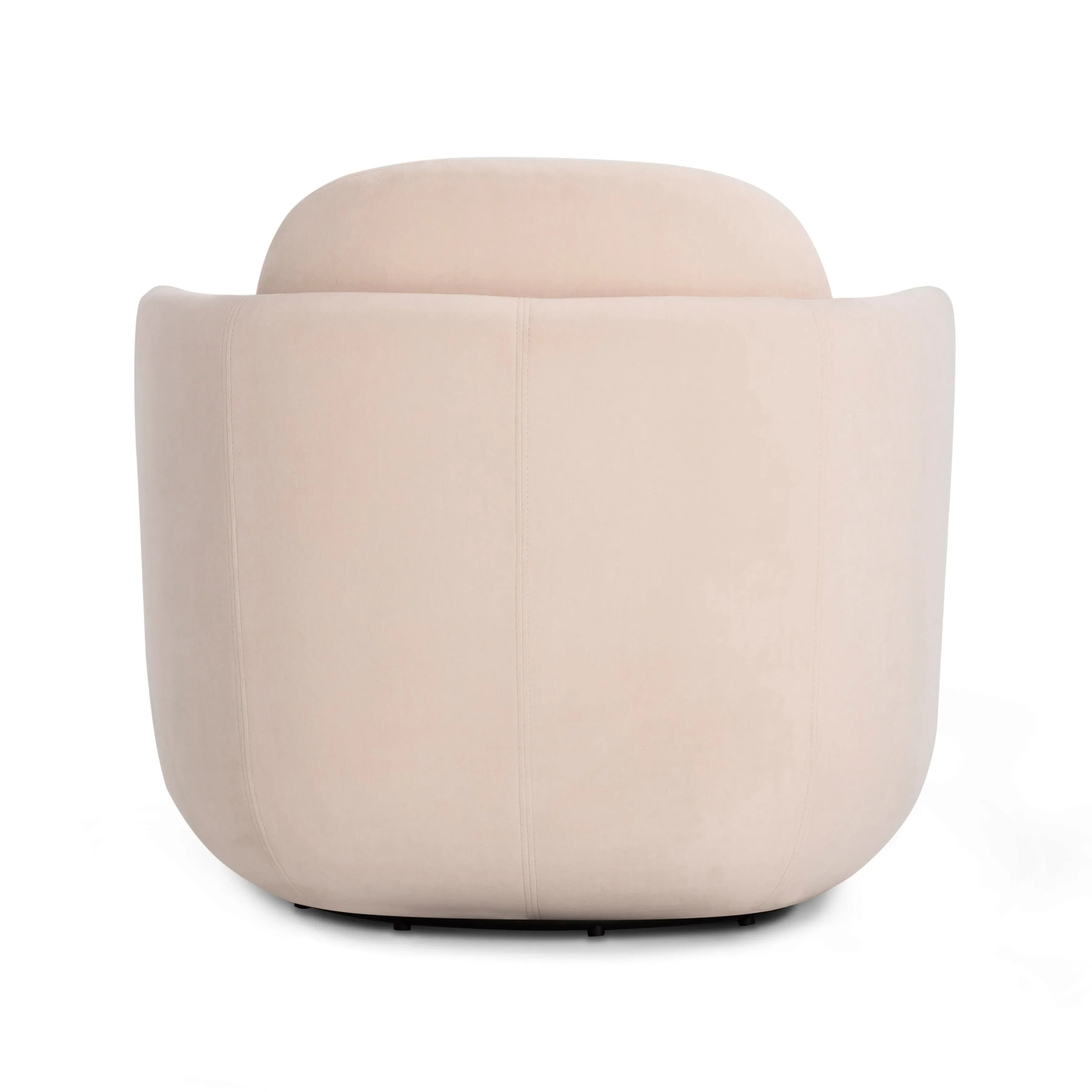 Wolfie Velvet Swivel Chair - Image 5