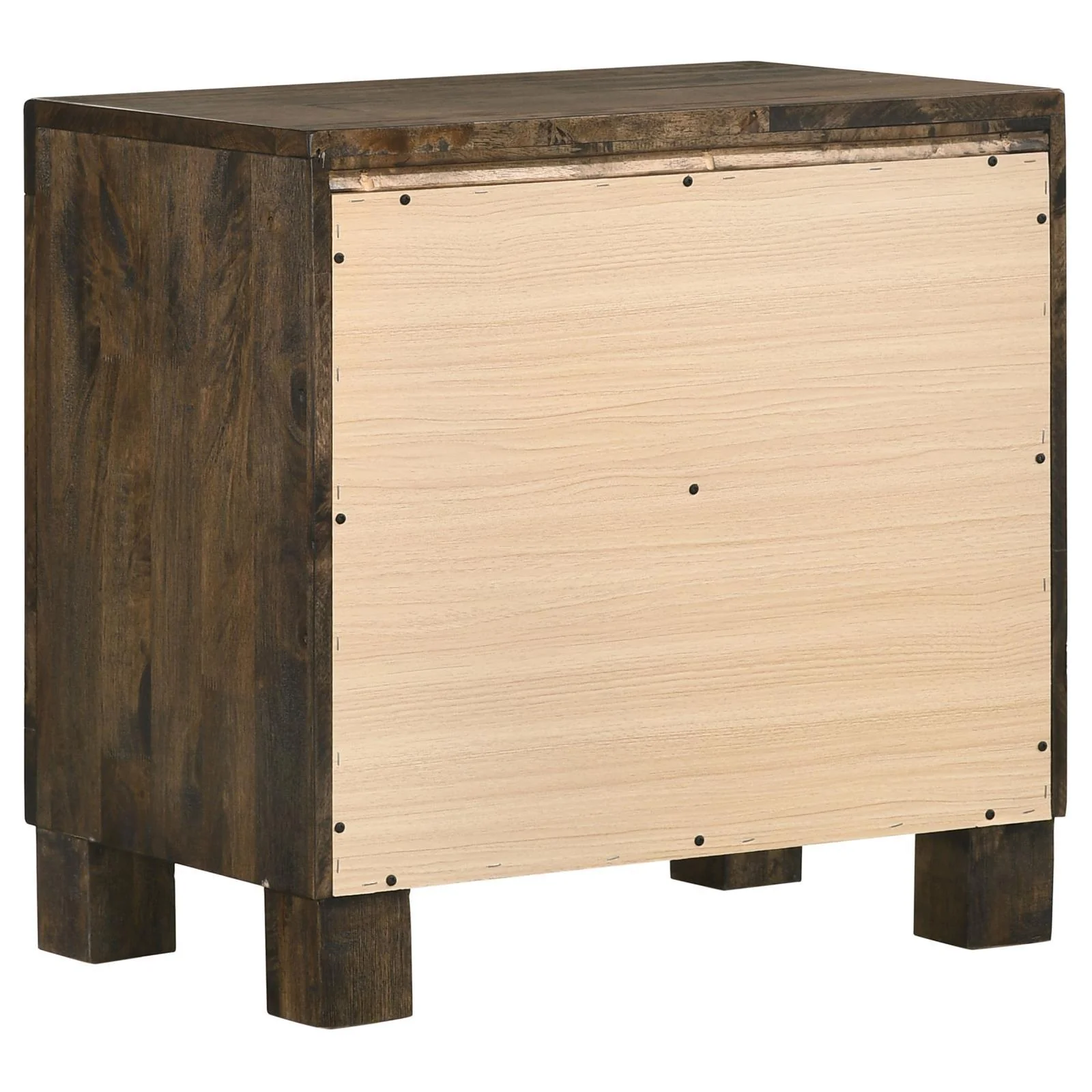 Woodmont Rustic Golden Brown 2-Drawer Nightstand - Image 5