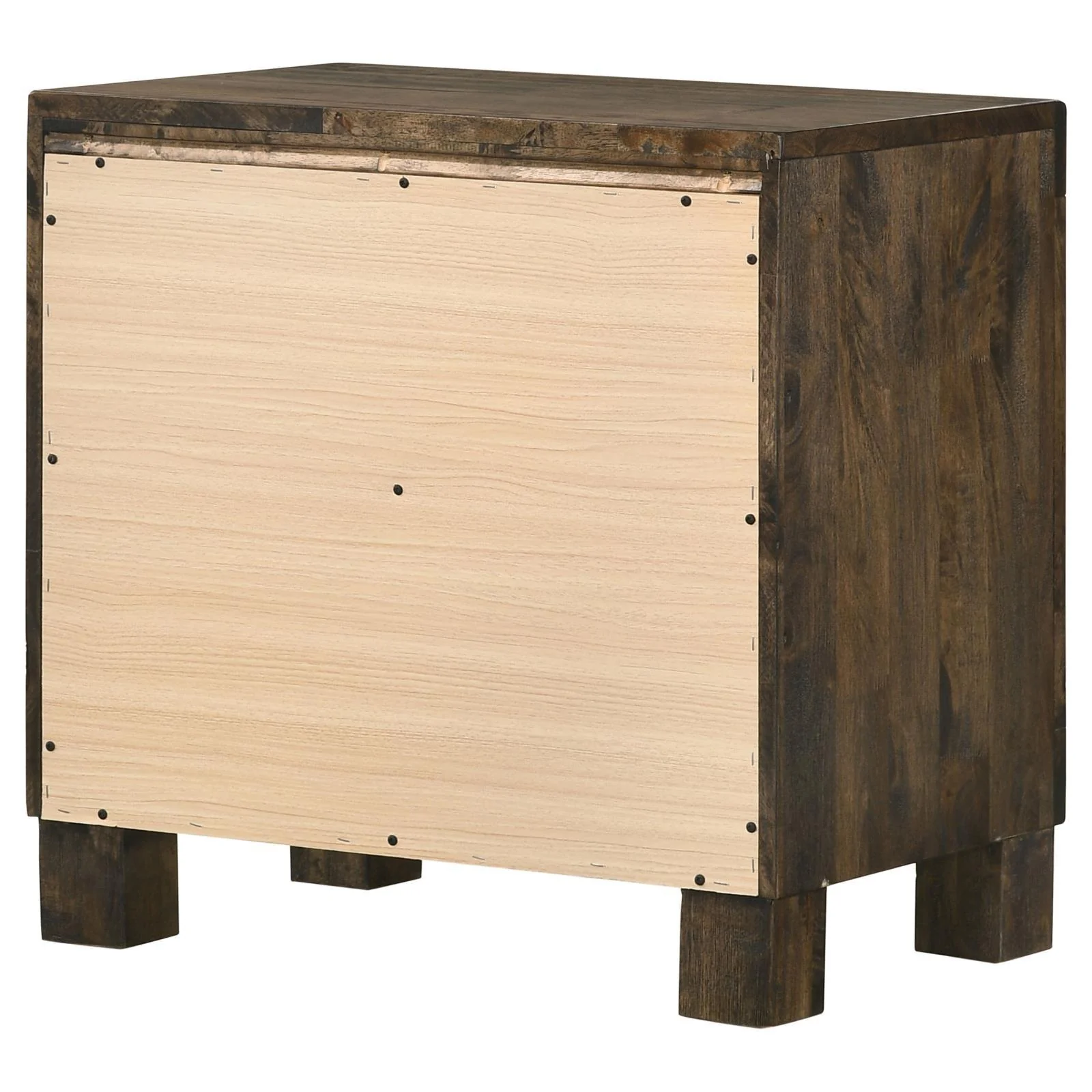 Woodmont Rustic Golden Brown 2-Drawer Nightstand - Image 7