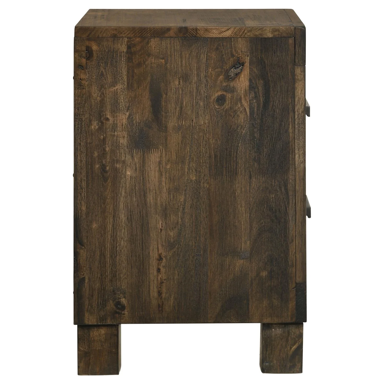 Woodmont Rustic Golden Brown 2-Drawer Nightstand - Image 8