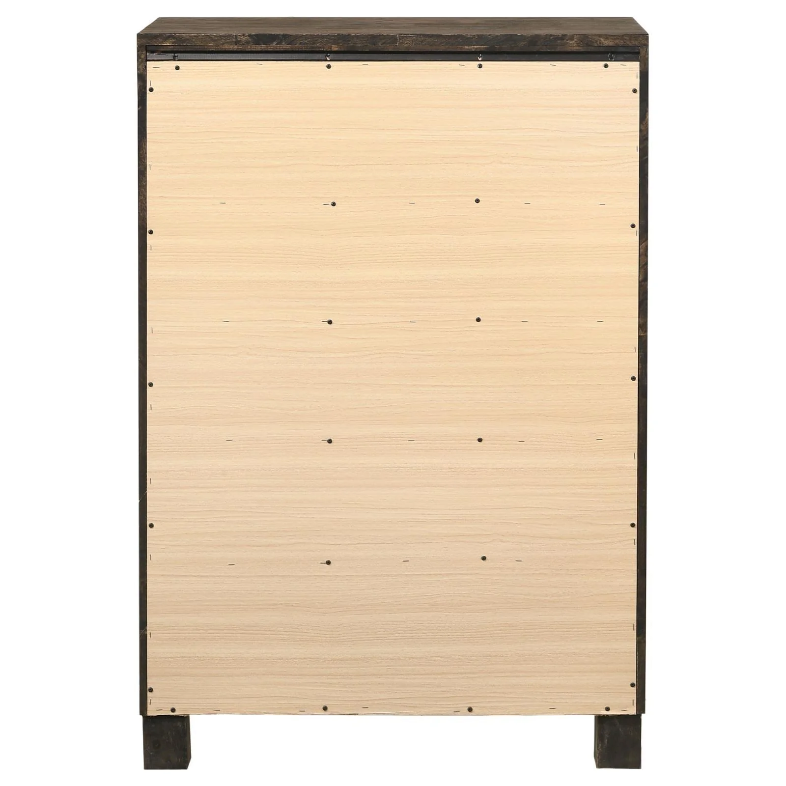 Woodmont Rustic Golden Brown 5-Drawer Chest - Image 7