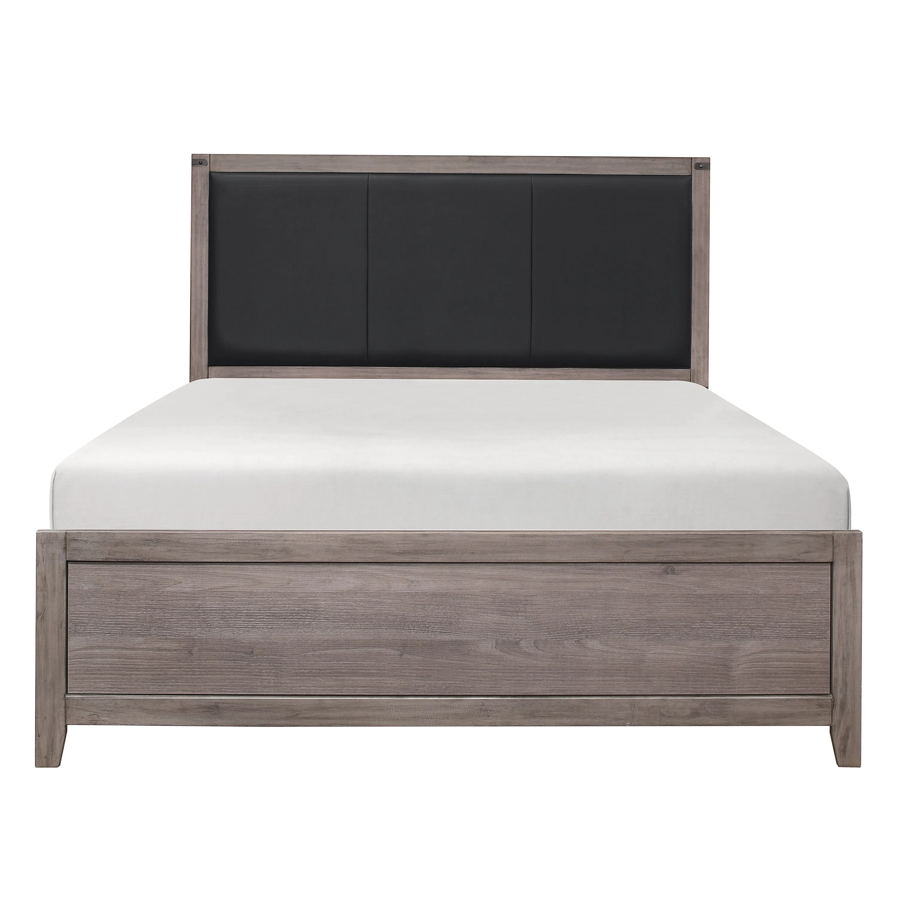 Woodrow Brownish Gray Full Panel Bed - Image 3