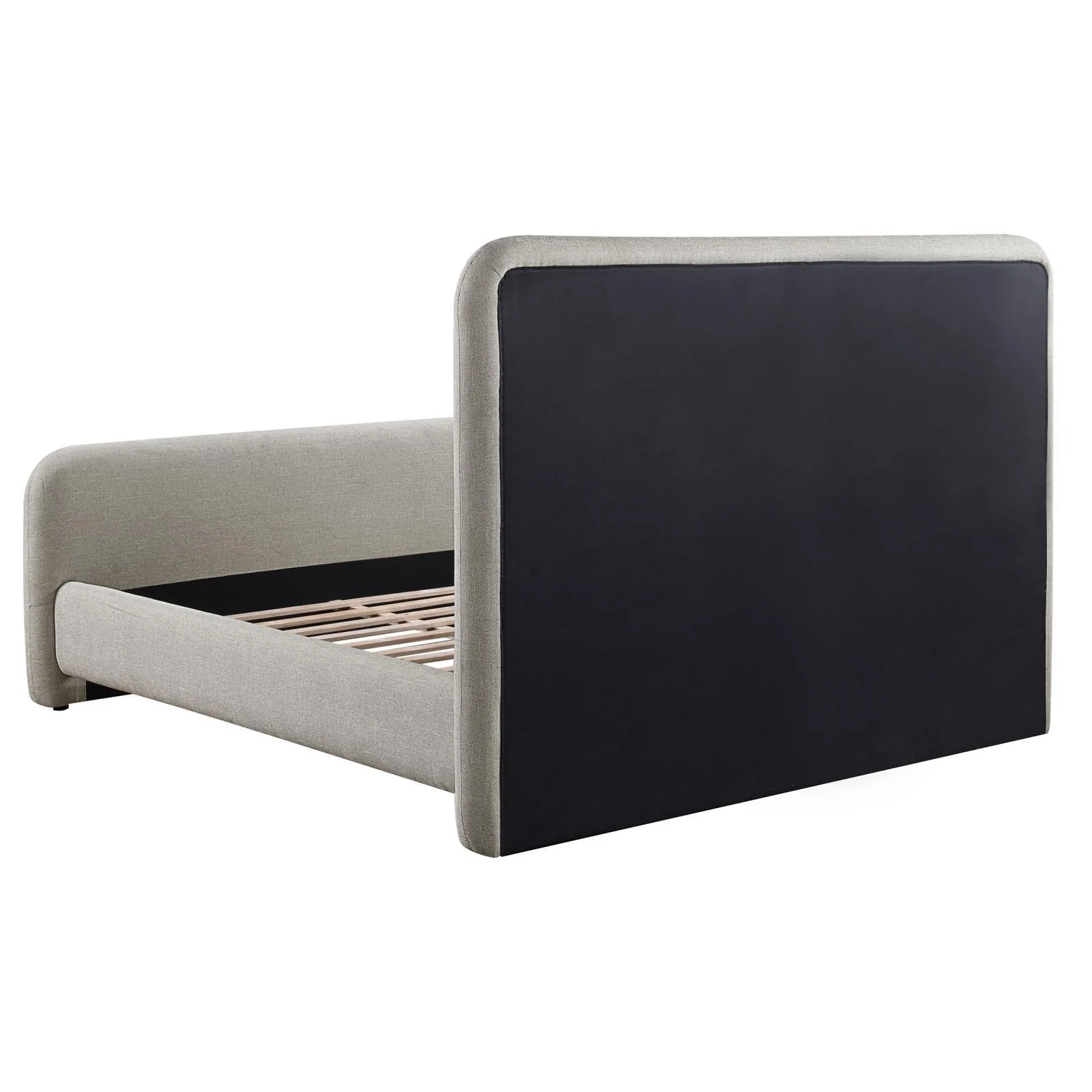 Wren Gray Upholstered Eastern King Platform Bed - Image 4