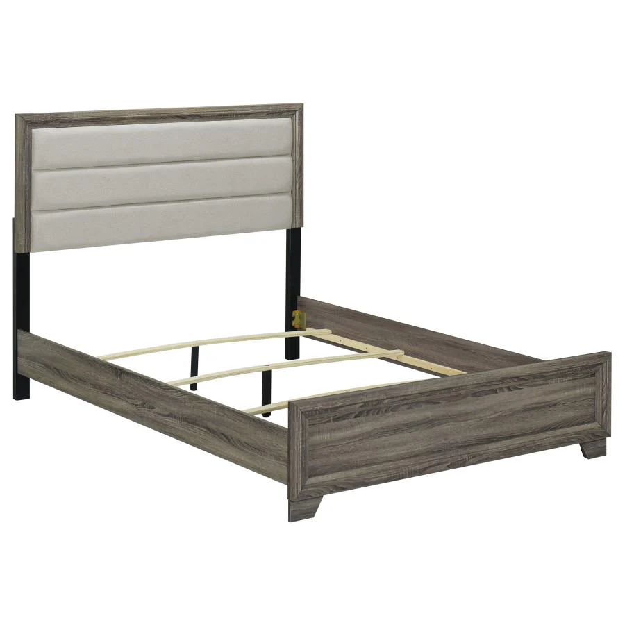 Wright Brown Oak 4-piece Queen Bedroom Set - Image 3