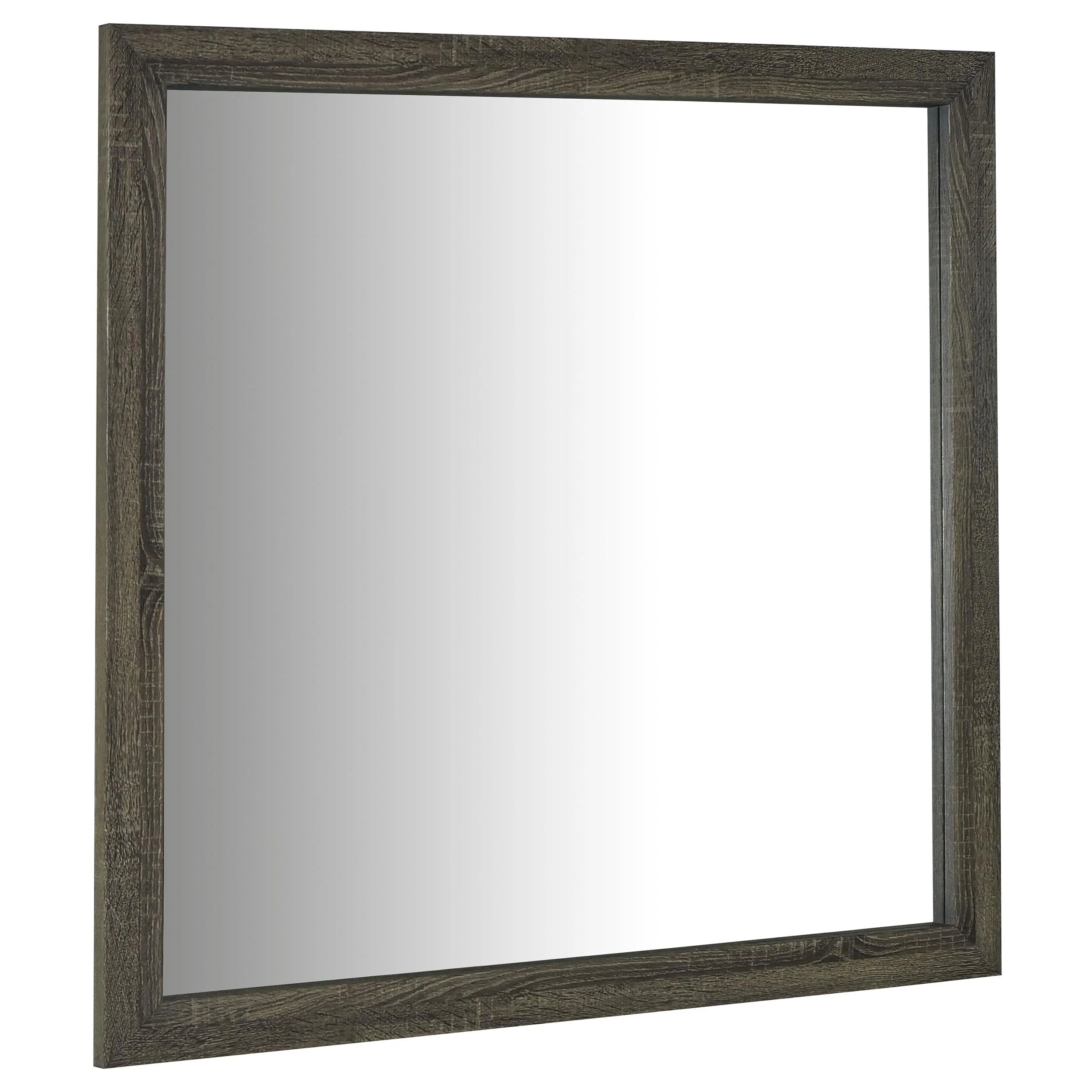 Wright Brown Oak Dresser Mirror - Image 2