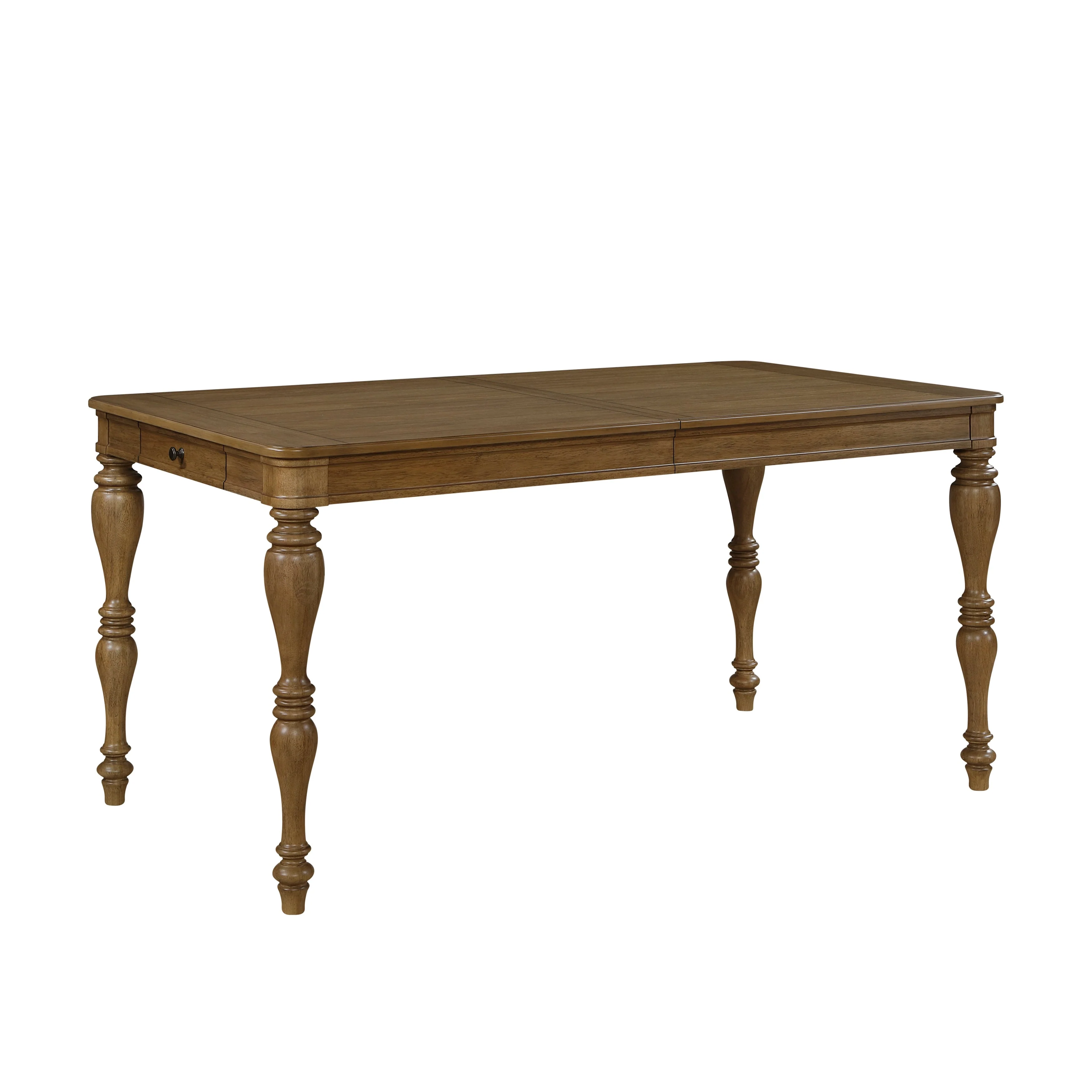 Wyatt Brown/Weathered White/Gray 91" Extendable Counter Height Set - Image 7