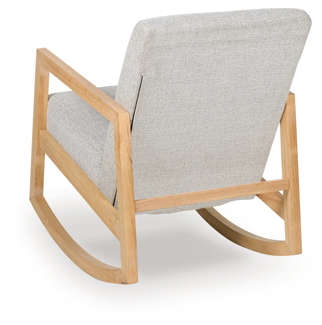 Wychworth Gray/Natural Accent Chair - Image 4