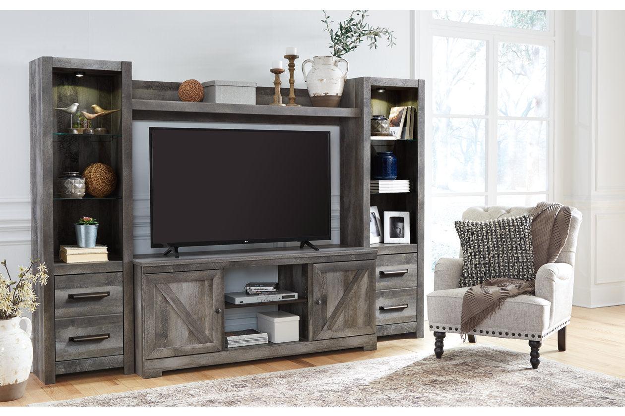 Wynnlow Gray 4-Piece Entertainment Center - Image 8