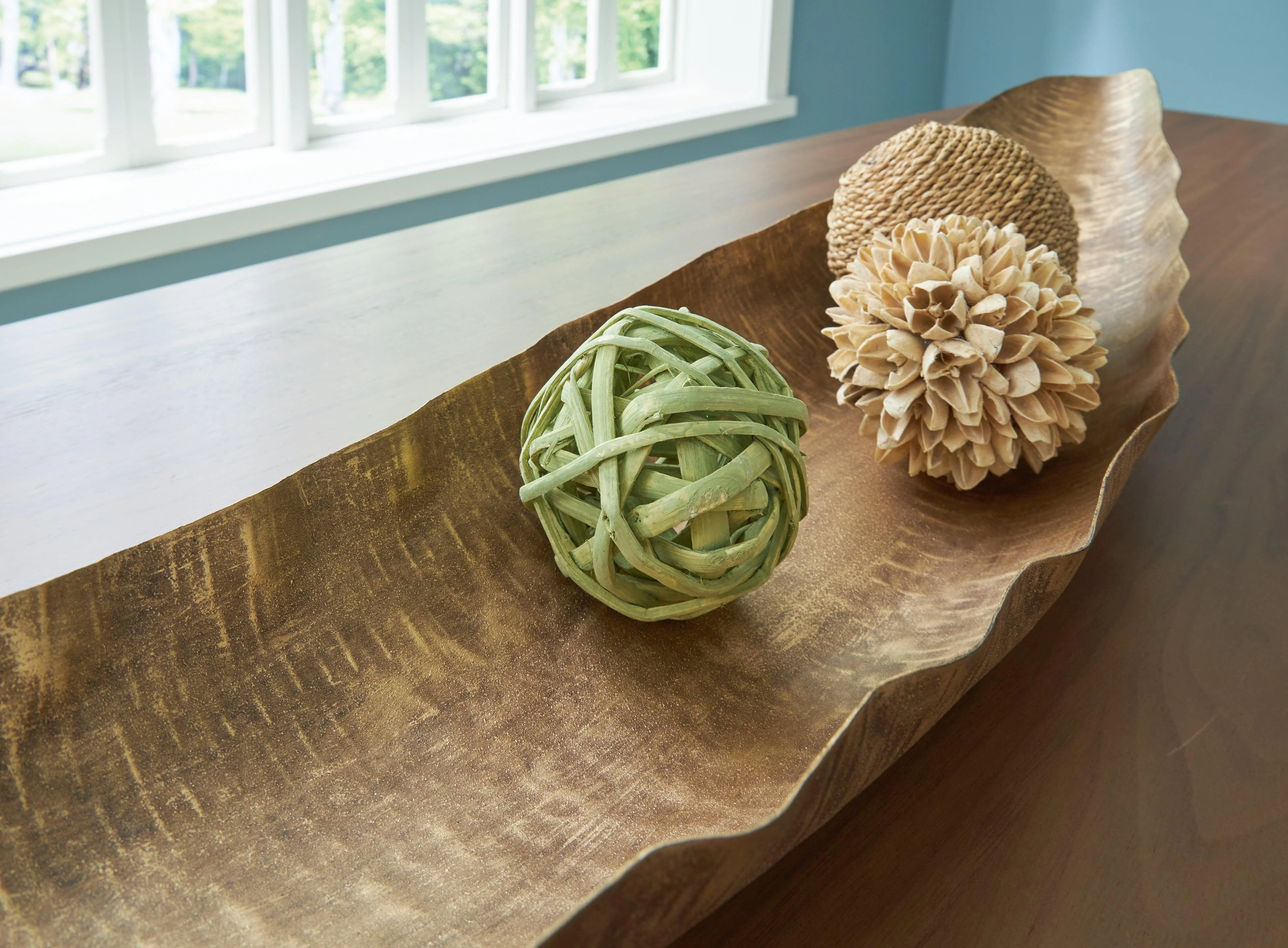 Wystenburg Antique Gold Finish Tray - Image 2
