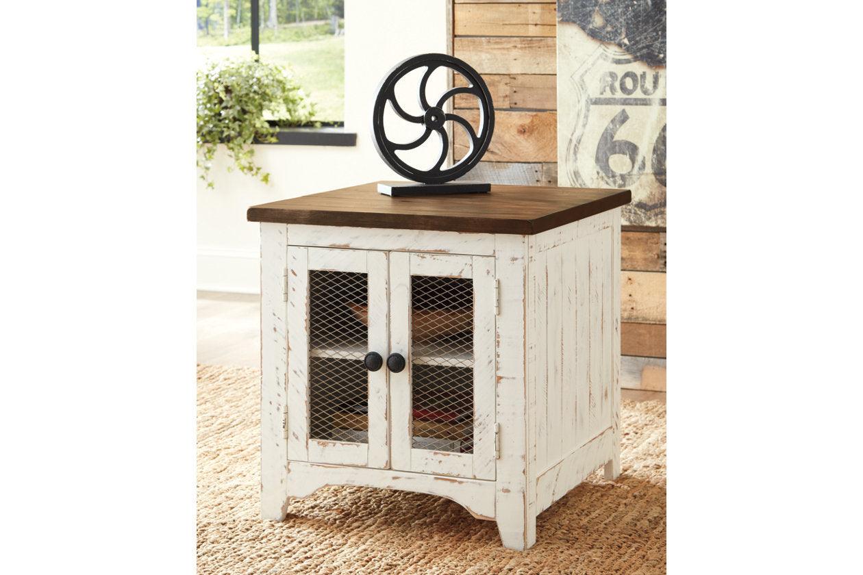 Wystfield White/Brown Coffee Table and 2 End Tables - Image 3